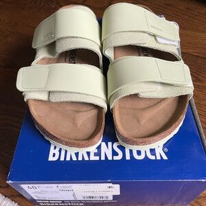 Birkenstock Uji Faded Lime Velcro Sandals womens 9 new in box